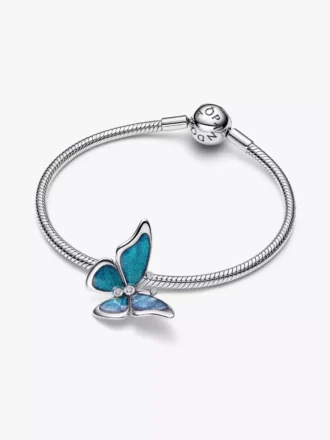 Überdimensionaler Schmetterlings-Charm aus Sterlingsilber Überdimensionaler Schmetterlings-Charm aus Sterlingsilber
