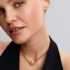 Übergroßer Charm „Rose in Bloom“ mit 14-karätiger Vergoldung