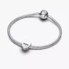 „Besties“-Herz-Charm aus Sterlingsilber „Besties“-Herz-Charm aus Sterlingsilber