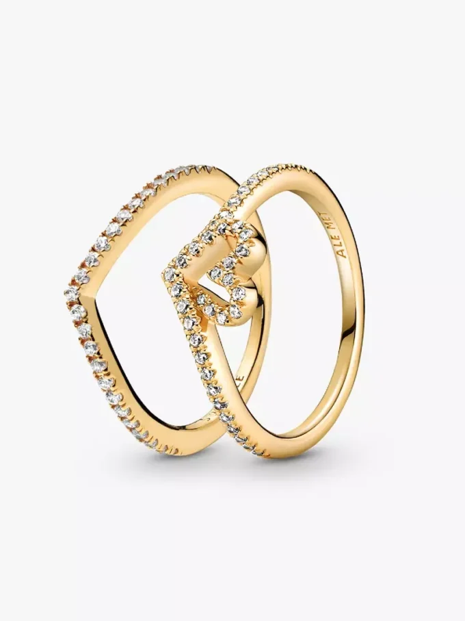 Better Together Wishbone Ring-Set, 2er-Set Better Together Wishbone Ring-Set, 2er-Set