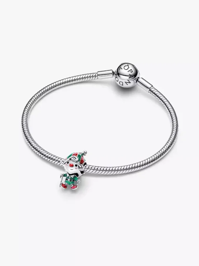 Beweglicher Elfen-Charm aus Sterlingsilber