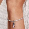 Beweglicher Nussknacker-Dangle Charm aus Sterlingsilber Beweglicher Nussknacker-Dangle Charm aus Sterlingsilber
