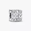 Beweglicher Spielzeugwürfel-Charm aus Sterlingsilber