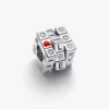 Beweglicher Spielzeugwürfel-Charm aus Sterlingsilber