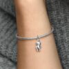 Beweglicher Teddybär-Dangle Charm – Sterlingsilber Beweglicher Teddybär-Dangle Charm – Sterlingsilber
