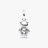 Beweglicher Teddybär-Dangle Charm – Sterlingsilber Beweglicher Teddybär-Dangle Charm – Sterlingsilber