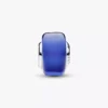 Blauer Mini-Murano Glass Charm aus Sterlingsilber Blauer Mini-Murano Glass Charm aus Sterlingsilber