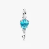 Blauer Murano Glass Dangle Charm – Sterlingsilber Blauer Murano Glass Dangle Charm – Sterlingsilber