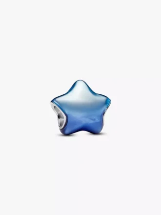 Blaues Stern-Charm aus Sterlingsilber Blaues Stern-Charm aus Sterlingsilber