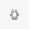 Blaues Stiefmütterchen-Charm – Sterlingsilber Blaues Stiefmütterchen-Charm – Sterlingsilber