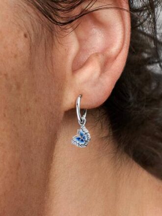 Blue Butterfly Ohrringe – Sterlingsilber