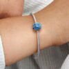 Blue Wave Charm – Sterlingsilber