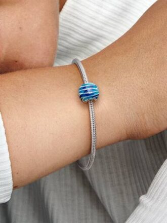 Blue Wave Charm – Sterlingsilber Blue Wave Charm – Sterlingsilber