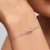 Bogenketten-Armband aus Sterlingsilber