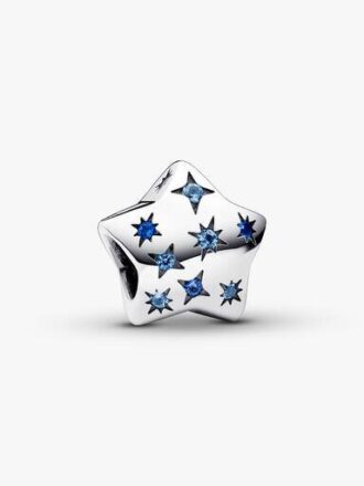 Bold Sparkling Star Charm – Sterlingsilber Bold Sparkling Star Charm – Sterlingsilber