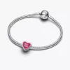 Boss Babe Herz-Charm aus Sterlingsilber
