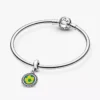 Brasilien-Fußball-Charm aus Sterlingsilber