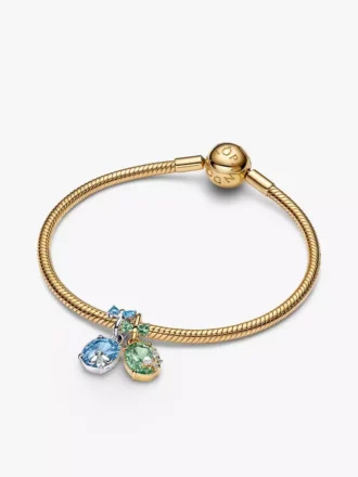 Bridgerton Freundschafts-Charm-Armband-Set, teilbar, 2er-Set