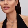 Bridgerton-Tanzkarte & Bleistift-Dangle Charm aus Sterlingsilber, 14 Karat vergoldet