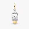 Bridgerton-Teebeutel-Dangle Charm aus Sterlingsilber, 14-karätig vergoldet