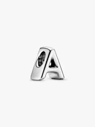 Buchstabe A Alphabet-Charm aus Sterlingsilber