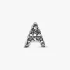Buchstabe A Alphabet-Charm aus Sterlingsilber