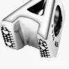 Buchstabe A Alphabet-Charm aus Sterlingsilber
