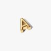Buchstabe A Charm – 14 Karat vergoldet
