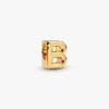 Buchstabe B Alphabet-Charm – 14 Karat vergoldet