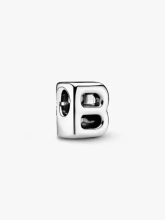 Buchstabe B Alphabet-Charm aus Sterlingsilber
