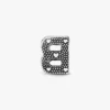 Buchstabe B Alphabet-Charm aus Sterlingsilber