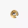 Buchstabe C Alphabet-Charm, 14 Karat vergoldet