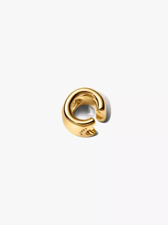 Buchstabe C Alphabet-Charm, 14 Karat vergoldet