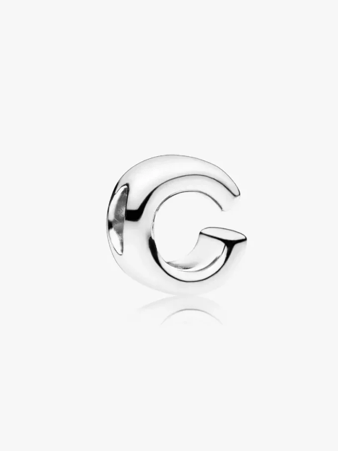 Buchstabe C Alphabet-Charm aus Sterlingsilber