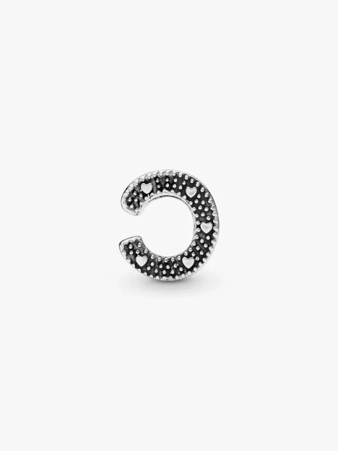 Buchstabe C Alphabet-Charm aus Sterlingsilber