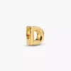 Buchstabe D Alphabet-Charm, 14 Karat vergoldet