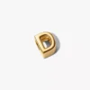 Buchstabe D Alphabet-Charm, 14 Karat vergoldet