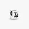 Buchstabe D Alphabet-Charm aus Sterlingsilber