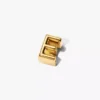 Buchstabe E als Alphabet-Charm, 14 Karat vergoldet