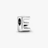 Buchstabe E als Alphabet-Charm aus Sterlingsilber