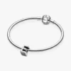 Buchstabe E als Alphabet-Charm aus Sterlingsilber