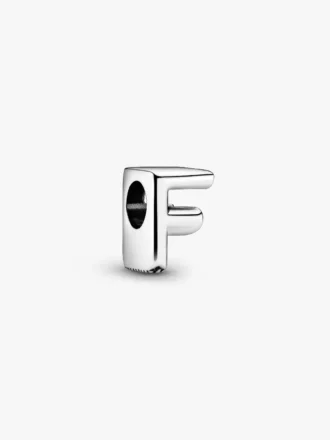 Buchstabe F Alphabet-Charm aus Sterlingsilber