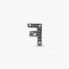 Buchstabe F Alphabet-Charm aus Sterlingsilber