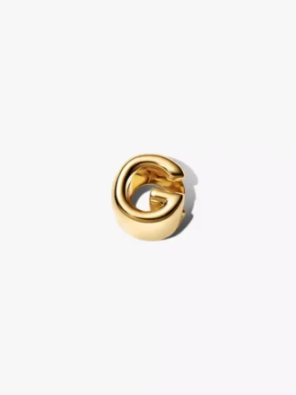 Buchstabe G Alphabet-Charm, 14-karätige Vergoldung