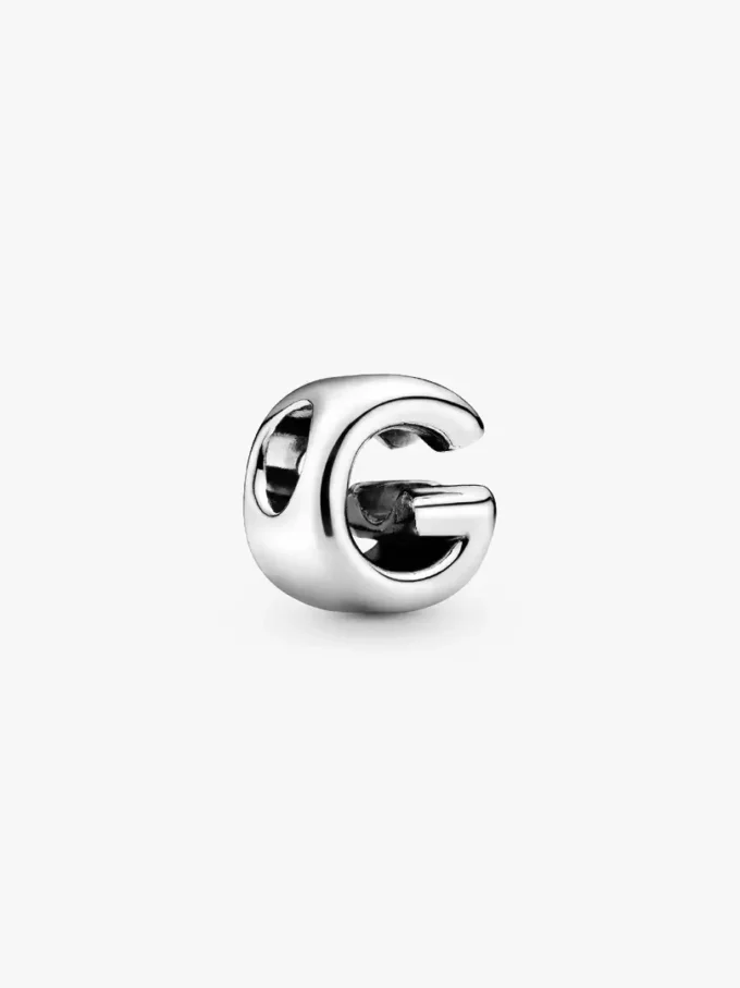 Buchstabe G Alphabet-Charm aus Sterlingsilber Buchstabe G Alphabet-Charm aus Sterlingsilber