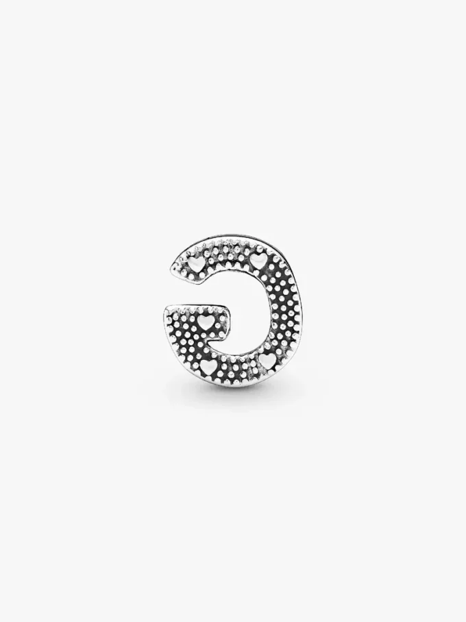 Buchstabe G Alphabet-Charm aus Sterlingsilber Buchstabe G Alphabet-Charm aus Sterlingsilber