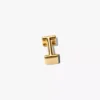 Buchstabe „i“ Alphabet-Charm, 14 Karat vergoldet