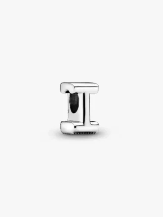 Buchstabe i Alphabet-Charm aus Sterlingsilber