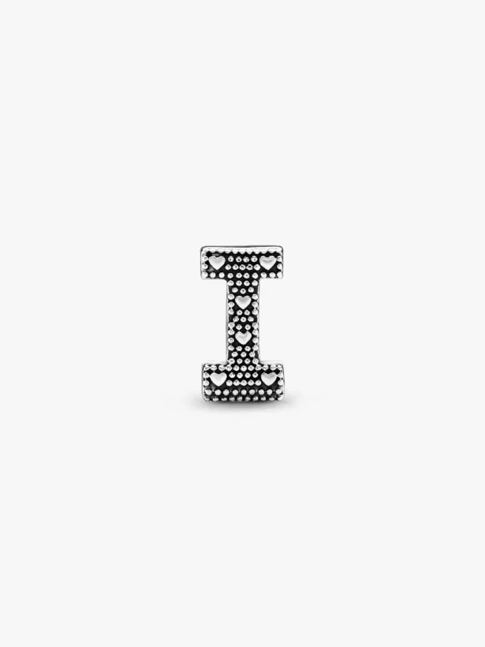 Buchstabe i Alphabet-Charm aus Sterlingsilber