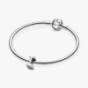 Buchstabe i Alphabet-Charm aus Sterlingsilber